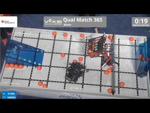 VEX Worlds 2016 - VEXIQ Middle School - Math - Qual 365 (5148A 10009D) 94