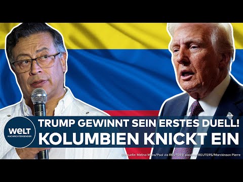 USA: Donald Trump lässt die Muskeln spielen - und gewinnt! Kolumbien knickt im Migrations-Streit ein