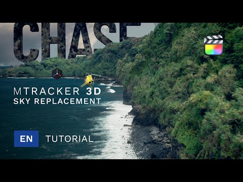 mTracker 3D Tutorial - Sky Replacement and 3D text integration inside FCP - MotionVFX