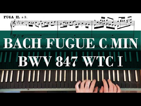 Bach - WTC I Fugue no. 2 in C minor BWV 847