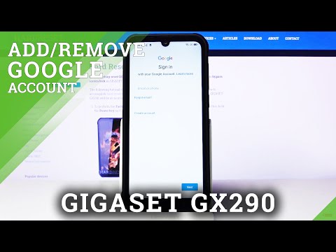 How to Add & Remove Google Account in GIGASET GX290 – Manage Google Account