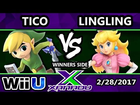 S@X 191 - Tico (Toon Link) Vs. LingLing (Peach) - SSB4 Tournament - Smash for Wii U - Smash 4