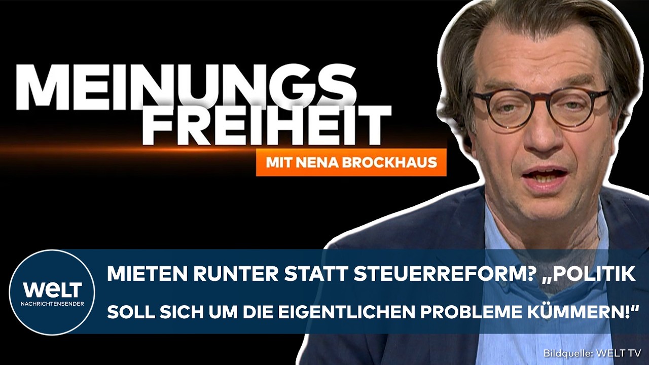 MEINUNGSFREIHEIT: Mieten runter statt Steuerreform? Journalist Andreas Hoffmann spricht Klartext!