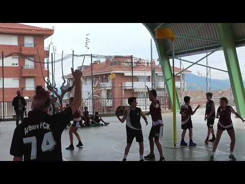 KC Barcelona A - KA Vallparadís (Korfbal K4 - J4 1r Trofeu Kids)