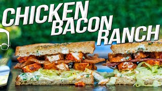 Download lagu THE BEST SANDWICH I'VE EVER MADE - (SPICY!) CHICKEN BACON RANCH | SAM THE COOKING GUY 4K mp3