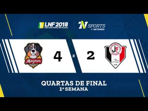 LNF2018 - Magnus 4 x 2 Joinville - Gols - Quartas - Ida
