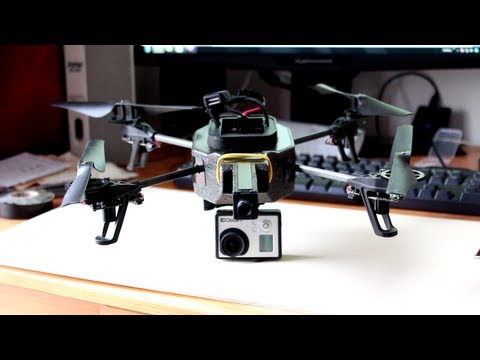 Attach GoPro to AR.Drone 2.0 - Tutorial