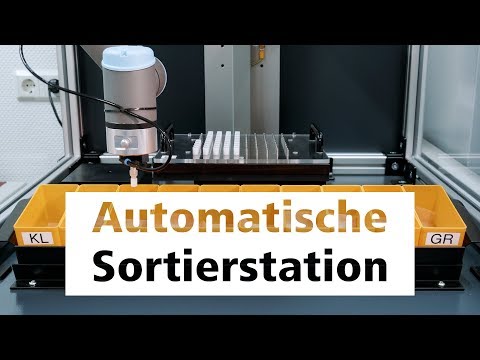 Automatische Sortierstation – Automatisierungslösung von Schneider Messtechnik