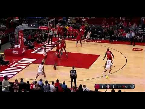 Jalen Green blows by Scottie Barnes for the impressive Eurostep finish