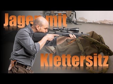 Jagd mit dem Klettersitz