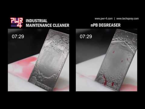 Techspray PWR-4 Demo - PWR-4 vs nPB on 80W gear oil