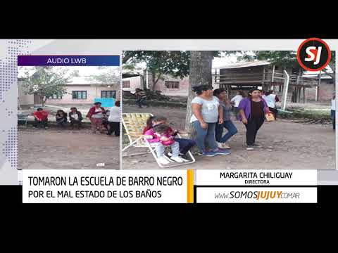 Tomaron la Escuela de Barro Negro por el mal estado de los baños
