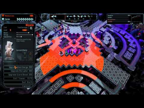 Defense Grid 2 Gold Medal Walkthrough [Hard] Mission 20 Backlash - No Tower Items