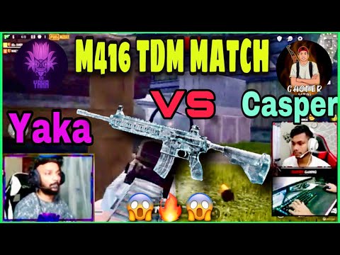 B2R YAKA VS WARZ CASPER || 2 vs 2 M416 TDM MATCH 😱🔥😱