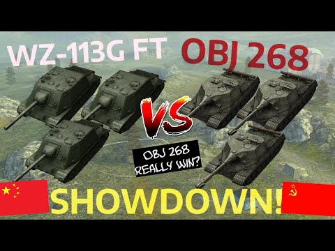 Obj 268 VS WZ-113G FT - SHOWDOWN! (Obj 268 Really Win?) | WOT BLITZ
