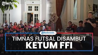 Ketum FFI Sambut Timnas Futsal Indonesia, seusai Sukses Raih Medali Perak di Sea Games 2021 Vietnam