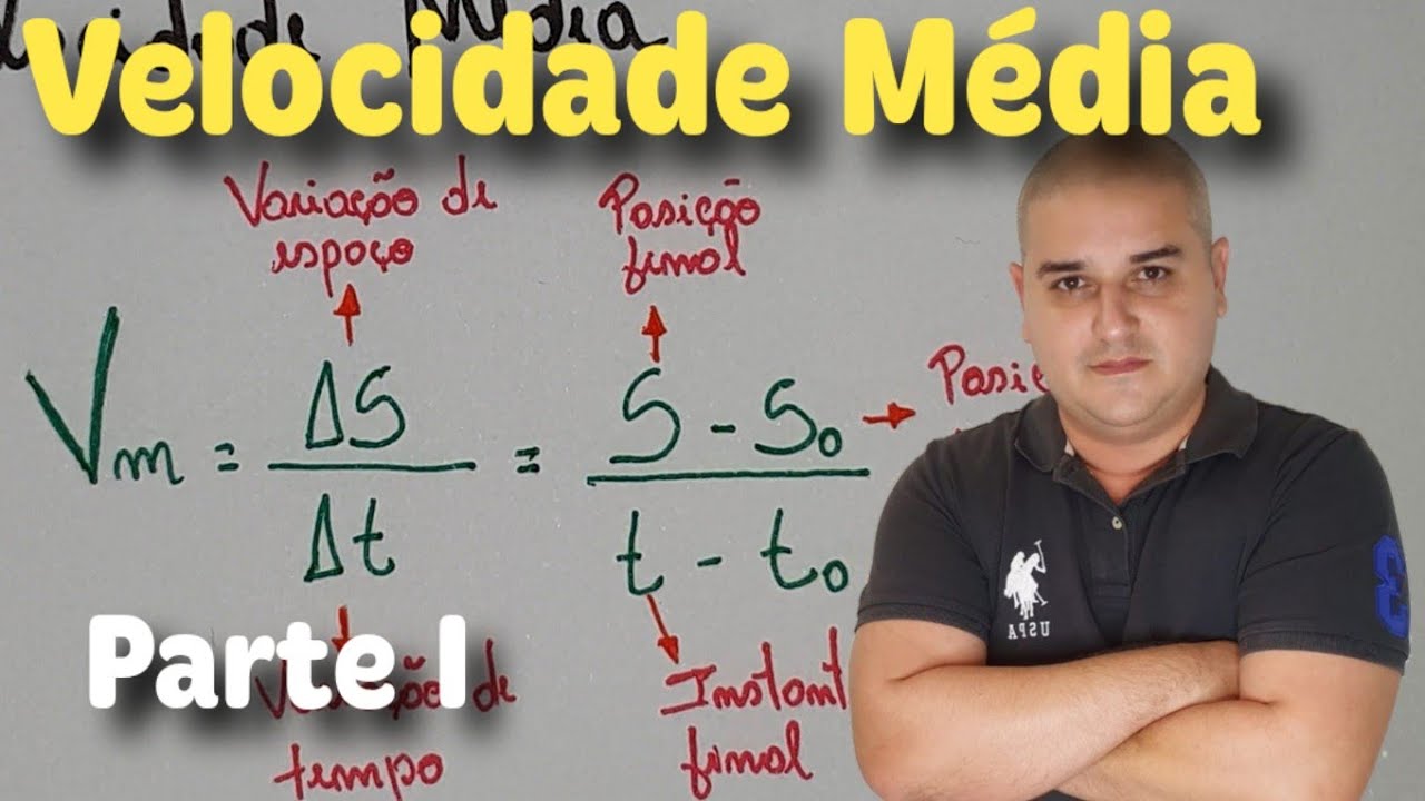 Cinemática 12: Velocidade Média / Velocidade Vetorial Média - Parte I