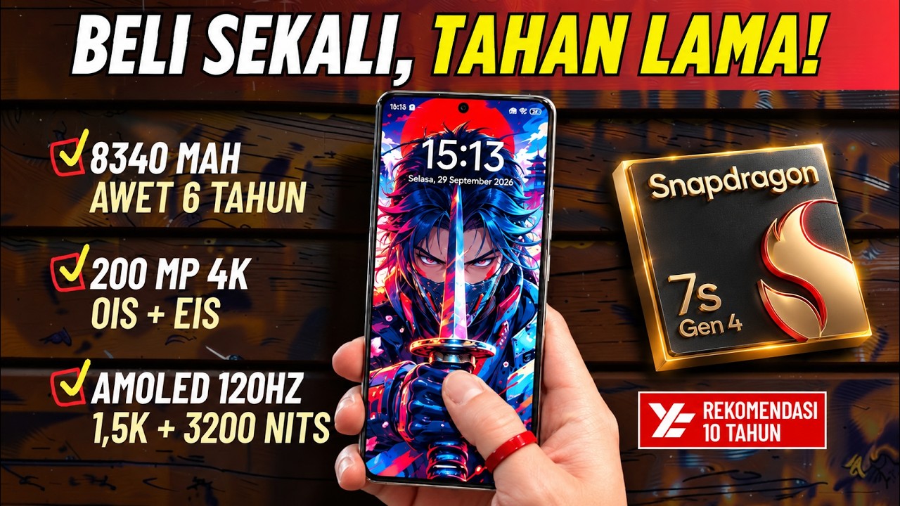 TOP 5 HP XIAOMI TERBAIK [1 - 5 JUTA] BUAT JANGKA PANJANG!
