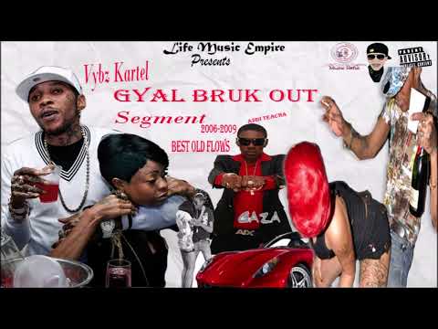 Vybz Kartel Mix |Gyal Wine & Bruk Out Segment  2005 - 2009 RAW Mixtape Throwback GreatestHitz