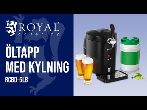 video - Öltapp med kylning - 5 L - 2 till 12 °C