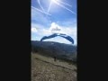 Ozone test-pilots top-landing at Lachens, France