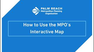 How to Use the MPO's Interactive Map Tool