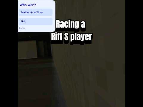 RACING A Rift S player #gorillatag #recommended #oculus #new #intense #music #blowup