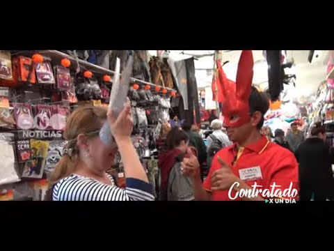 Roberto Funes Ugarte se PROBÓ como VENDEDOR de COTILLÓN - #ContratadoXunDía - Telefe Noticias