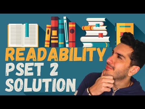 PROBLEM SET 2: READABILITY | SOLUTION (CS50)