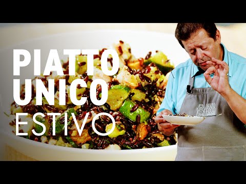 INSALATA DI RISO VENERE CON GAMBERI, ZUCCHINE E PISTACCHI  ❤️ Altro che la solita insalata di riso!