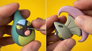 I Made Shiny Pokémon Clay! Watch Karrablast Evolve into Escavalier