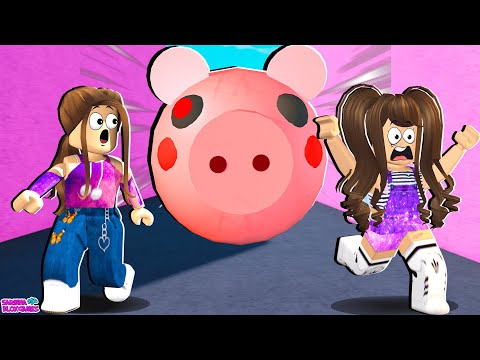 ESCAPE DAS CABEÇAS GIGANTES DA PIGGY NO ROBLOX - Escape Piggy Running Head