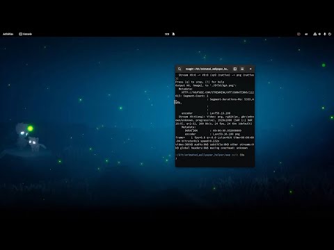 video backgrounds (script) | GNOME 42