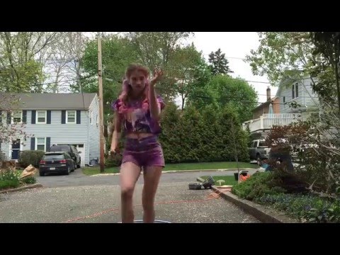 Trap music hula hoop dance