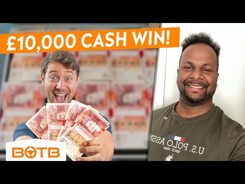 He was asleep! £10,000 CASH BOTB WINNER!