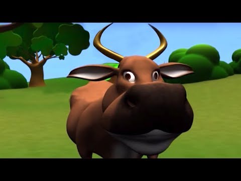 Clever Bull | Panchatantra Stories for kids in Telugu | Animal Stories and Best Moral Stories