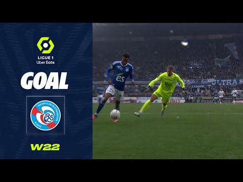 Goal Habib DIALLO (45' +1 - RCSA) RC STRASBOURG ALSACE - MONTPELLIER HÉRAULT SC (2-0) 22/23