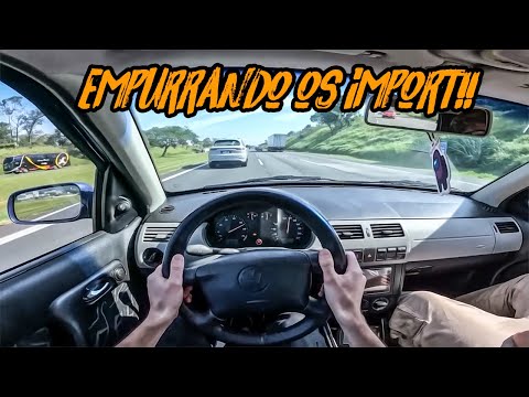 GOLZÃO DE 500CV ACELERANDO TUDO NA ESTRADA!!🔥🚀