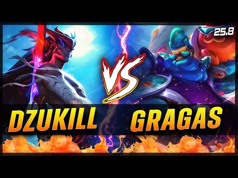 Dzukill - Yone vs Gragas TOP Patch 25.8 - Yone Gameplay