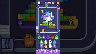 Pixel Flow — hard level 1202 (unicorn)
