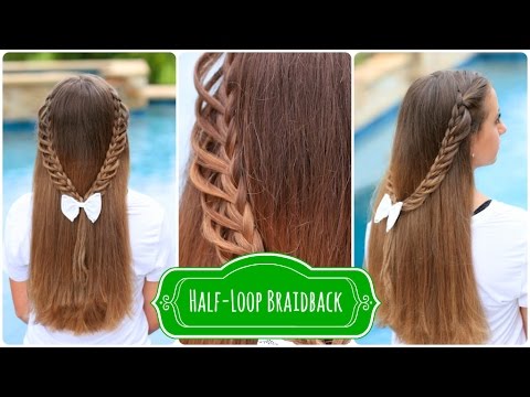 Half-Loop Braidback | Back-to-School Hairstyles