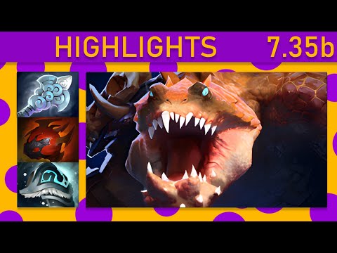 ✨C.smile  Primal Beast 90% Kill participation! Mid Highlights 7.35b - Dota 2 High MMR