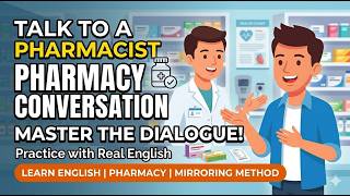 How to Talk to a Pharmacist in English | Pharmacy Conversation Practice | Mirroring Method