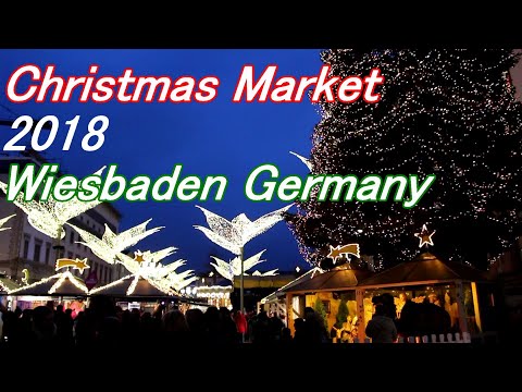 [Vlog alemão] Mercado de Natal - Wiesbaden - 2018