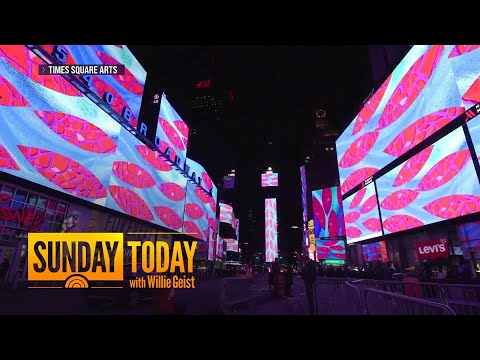 How Times Square transforms into massive art display every midnight