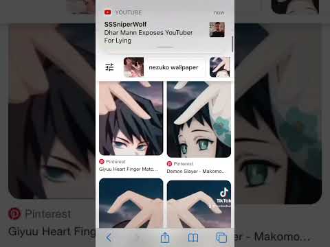 Finger hearts Demon slayer