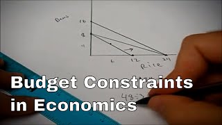 Solving a budget constraint problem in economics