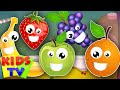 five little fruits | learn fruits | fruits song | kids songs | nursery rhymes kids tv