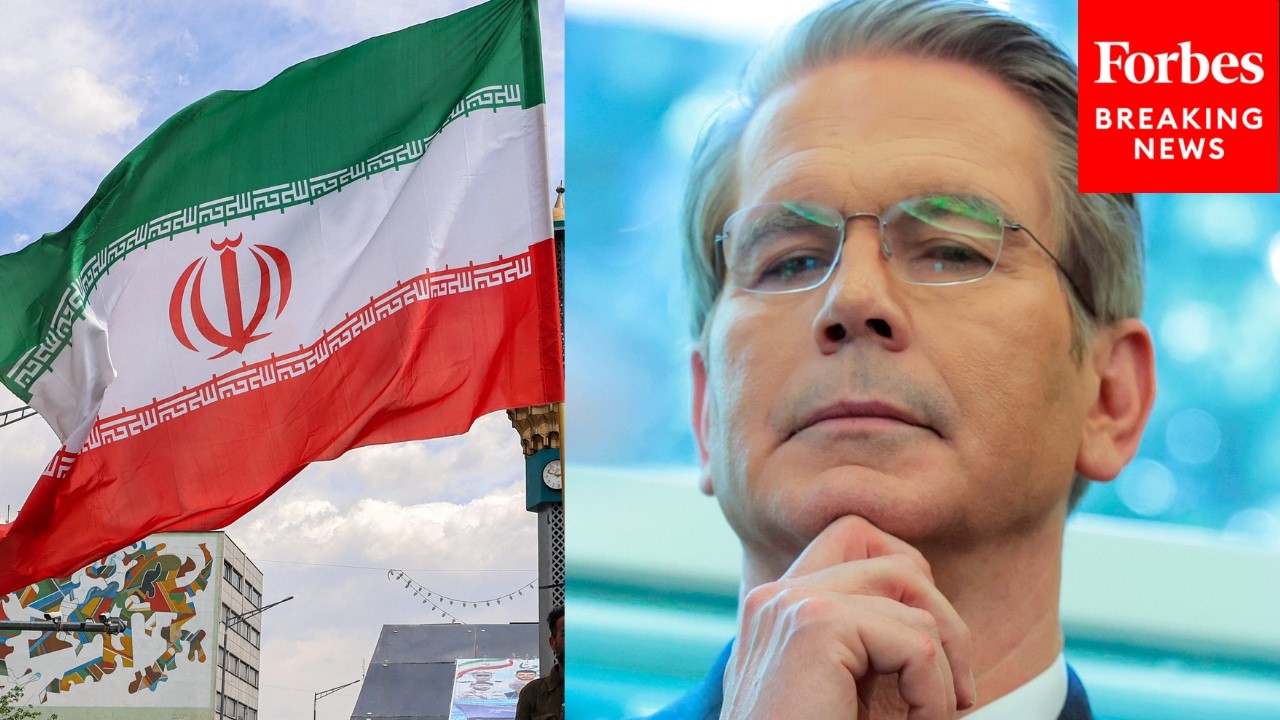 Video | Reporter Asks Bessent About US-Iran Talks: 'Is Sanctions Relief For Iran On The Table?'
