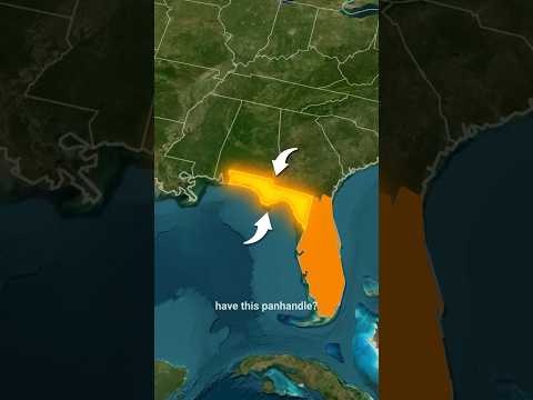 Florida Panhandle 🇺🇸 Why Does Florida Have It and Not Alabama? 🤔